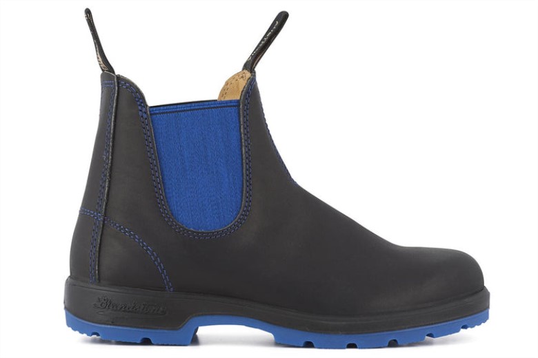 Bottes D'hiver Femme Blundstone 1403 Heritage Noir Bleu