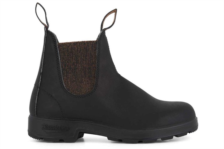 Blundstone Bottes En Cuir Pour Hommes 1924 Noir/bronze Paillettes