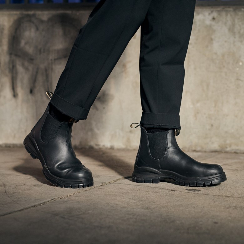 Blundstone Bottes Chelsea Lug Pour Hommes Noir