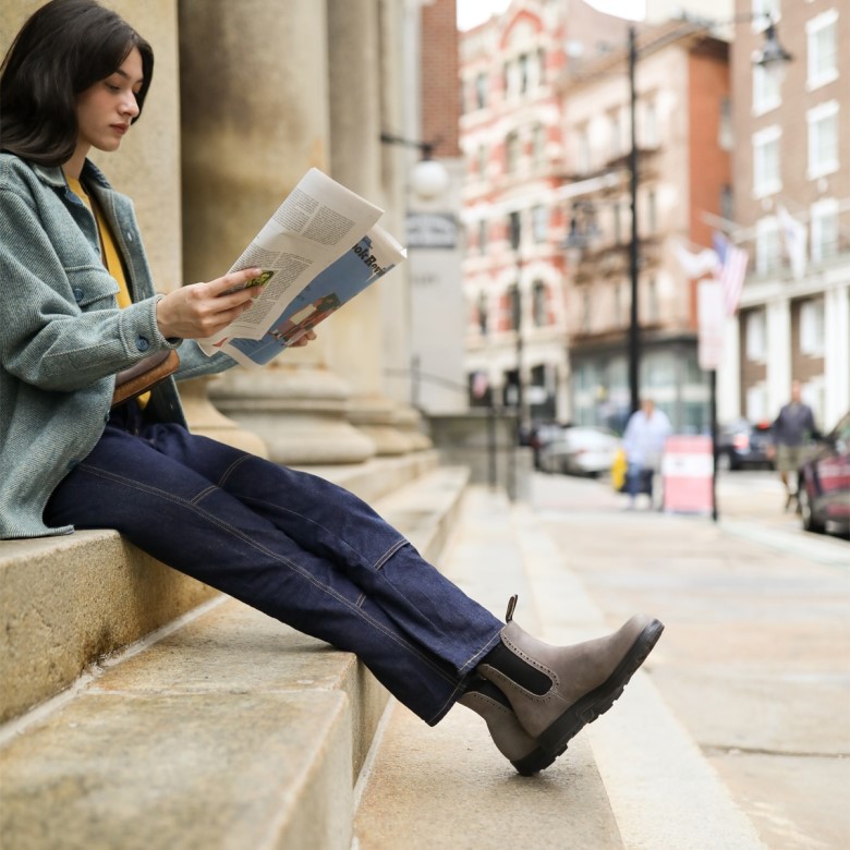 Bottes Montantes Originales Pour Femmes Gris Poussiéreux Blundstone