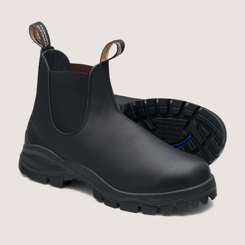 Bottes Chelsea Lug Pour Femmes Noir Blundstone