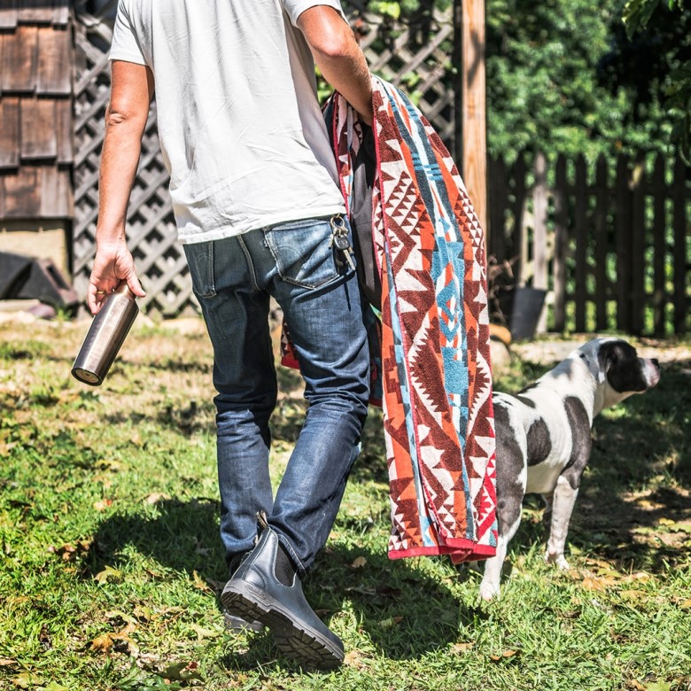 Bottines Chelsea Classiques Pour Hommes Noir Blundstone