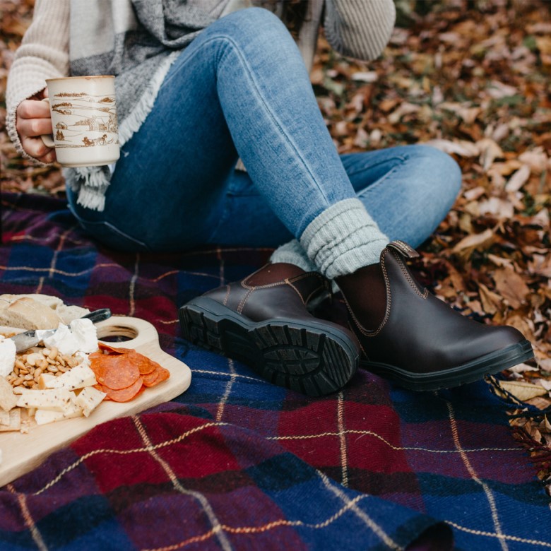 Bottes Chelsea Classiques Pour Femmes Marron Noyer Blundstone
